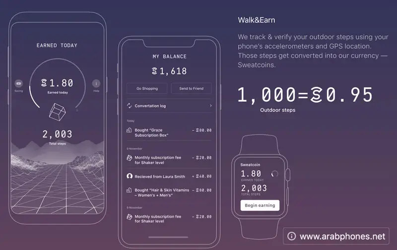 كيف اسوي حساب في sweatcoin؟