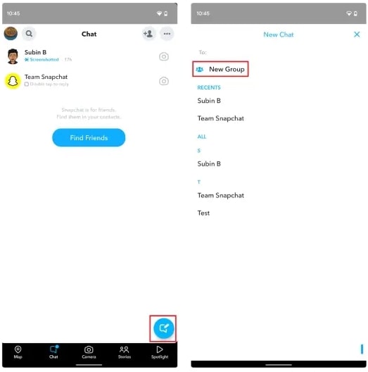 كيف اسوي قروب سناب 2023؟